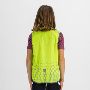 Sportful Kid Reflex vesta žltá fluo