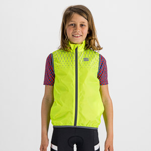 Sportful Kid Reflex vesta žltá fluo