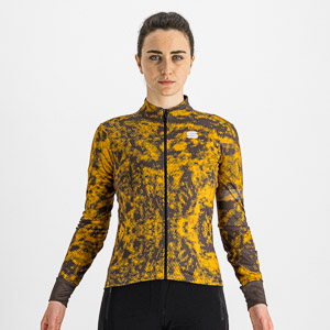 Sportful ESCAPE SUPERGIARA THERMAL dámsky dres kakaový/zlatý