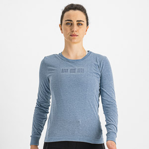 SPORTFUL CYCLING GIARA W TEE LONG SLEEVE BLUE SEA