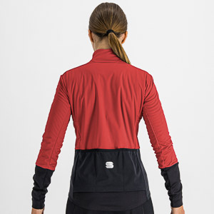 Sportful TOTAL COMFORT dámska bunda tmavočervená
