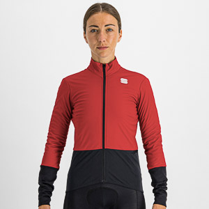 Sportful TOTAL COMFORT dámska bunda tmavočervená