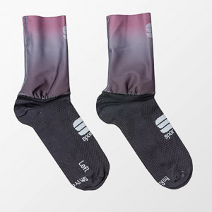 Sportful RACE MID dámske ponožky čierne/mauve