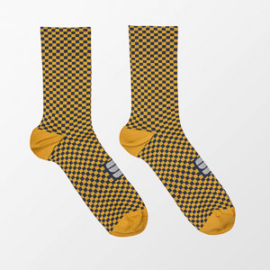 Sportful Checkmate Ponožky hnedé/modré
