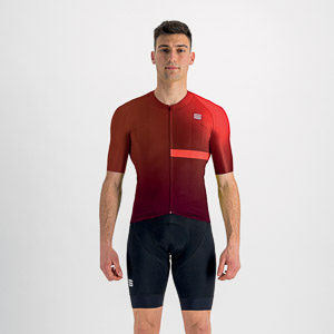 Sportful Cycling Bomber Jersey Chili Red Cayenna Red