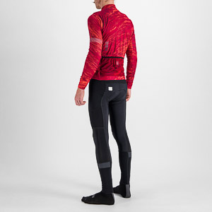 SPORTFUL CYCLING CLIFF SUPERGIARA THERMAL JERSEY RED RUMBA POMPELMO RED WINE