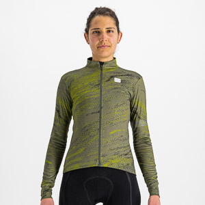 Sportful CLIFF SUPERGIARA THERMAL dámsky dres kaki/zelený/čierny