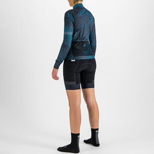 SPORTFUL CYCLING CLIFF SUPERGIARA W THERMAL JERSEY GALAXY BLUE BERRY BLUE BLACK