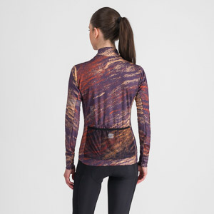 Sportful CLIFF SUPERGIARA dámsky THERMAL dres nightshade cayenna papaya