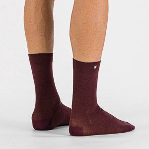SPORTFUL CYCLING MATCHY WOOL  SOCKS RED WINE