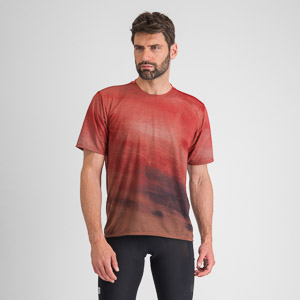 Sportful FLOW GIARA tričko cayenna red/mud