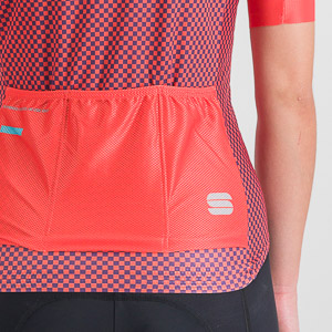 Sportful Cycling Checkmate  W Jersey Pompelmo Mulled Grape