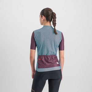 Sportful Cycling Checkmate  W Jersey Huckleberry Blue Radiance