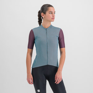 Sportful Cycling Checkmate  W Jersey Huckleberry Blue Radiance