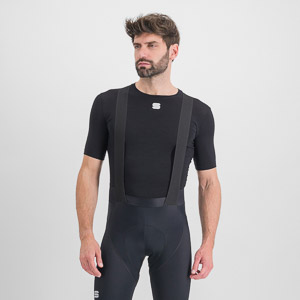 Sportful MERINO LAYER tričko s krátkym rukávom čierne