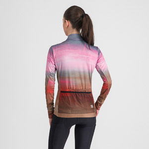 Sportful FLOW SUPERGIARA dámsky THERMAL dres cayenna red pink