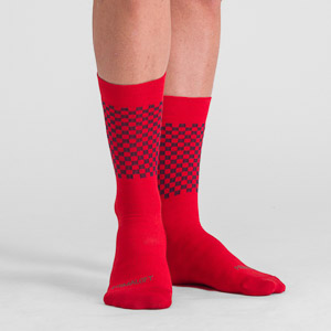 SPORTFUL CHECKMATE WINTER SOCKS TANGO RED