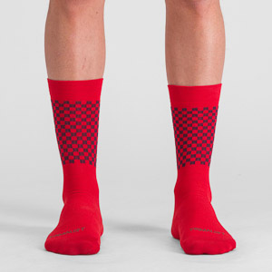 SPORTFUL CHECKMATE WINTER SOCKS TANGO RED