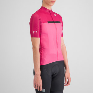 Sportful PISTA dámsky dres carmine rose cyclamen