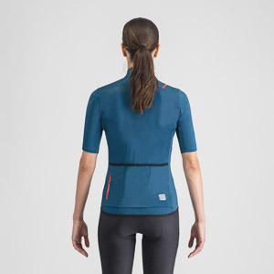 SPORTFUL CYCLING FIANDRE LIGHT  SHORT SLEEVE W JACKET TEAL BLUE