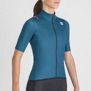 SPORTFUL CYCLING FIANDRE LIGHT  SHORT SLEEVE W JACKET TEAL BLUE