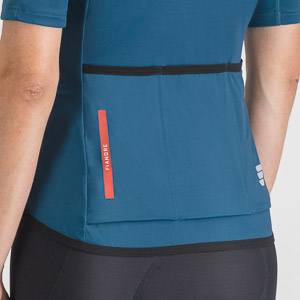 SPORTFUL CYCLING FIANDRE LIGHT  SHORT SLEEVE W JACKET TEAL BLUE