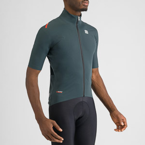 SPORTFUL CYCLING FIANDRE PRO 2 JACKET SHORT SLEEVES DARK GREEN