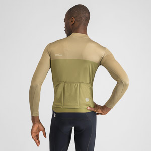 SPORTFUL CYCLING PISTA THERMAL JERSEY FOREST GREEN OLIVE BLACK