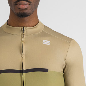 SPORTFUL CYCLING PISTA THERMAL JERSEY FOREST GREEN OLIVE BLACK