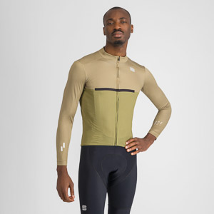 SPORTFUL CYCLING PISTA THERMAL JERSEY FOREST GREEN OLIVE BLACK