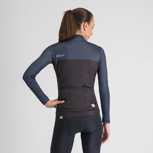 SPORTFUL CYCLING PISTA W THERMAL JERSEY BLACK BLU WHITE