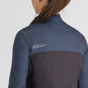 SPORTFUL CYCLING PISTA W THERMAL JERSEY BLACK BLU WHITE