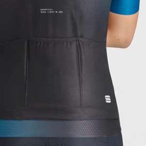 SPORTFUL CYCLING LIGHT W JERSEY TEAL BLUE/BLACK