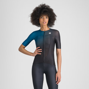 SPORTFUL CYCLING LIGHT W JERSEY TEAL BLUE/BLACK