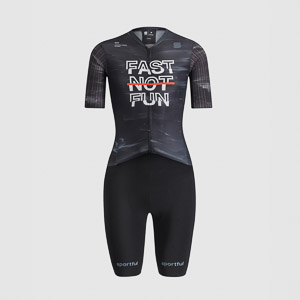 SPORTFUL FAST NOT FUN dámska gravel kombinéza čierna