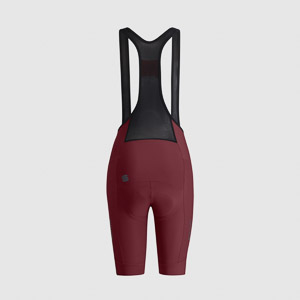 Sportful Colorful Pulse dámske kraťasy s trakmi Red Wine
