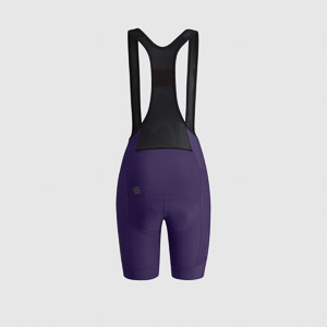 Sportful Colorful Pulse dámske cyklo šortky s trakmi Deep Purple