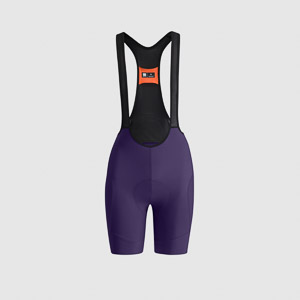 Sportful Colorful Pulse dámske cyklo šortky s trakmi Deep Purple