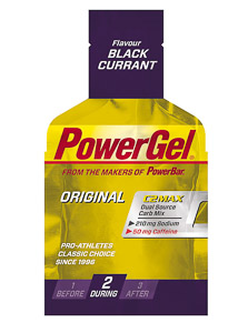 PowerBar PowerGel 41g Čierne ríbezle + Kofeín