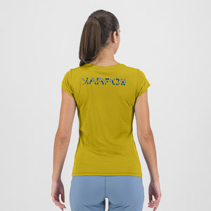 Karpos LOMA dámske tričko Lemon Curry/Adriatic Blue/Corsair