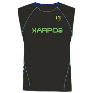 Karpos Fast Tank Black/Green Fluo