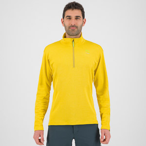 Karpos PIZZOCCO HALF ZIP flíska Sulphur