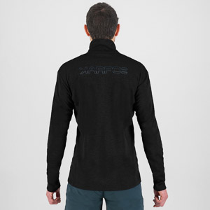 Karpos PIZZOCCO HALF ZIP flíska Black