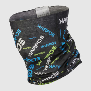 Neckwarmer Light Black/Indigo/Green Fluo