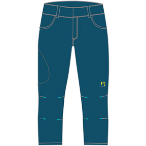 Karpos Fantasia 3/4 W Pant Moroccan Blue/Bluebird