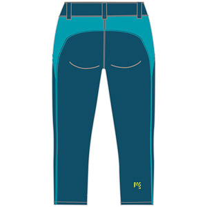 Karpos Fantasia 3/4 W Pant Moroccan Blue/Bluebird