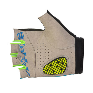 Karpos Rapid 1/2 Fingers Glove Indigo B./Green Fluo