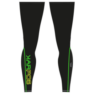 Karpos Leg Warmers Black/Green Fluo