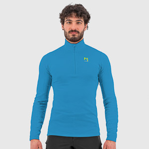 Karpos CRODA LIGHT Half Zip flíska modrá