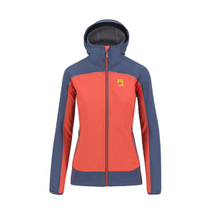 Parete W Jacket Hot Coral/Vintage Indigo